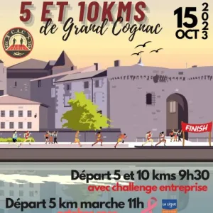 5 et 10 km du Grand Cognac