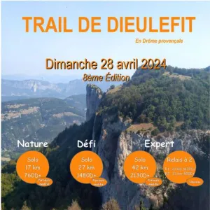 Trail de Dieulefit en Drôme Provençale