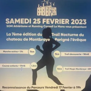 Trail nocturne du Château de Montbraye
