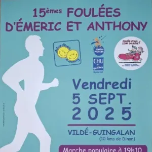 Foulées d'Emeric et Anthony