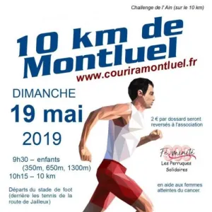 10 km de Montluel