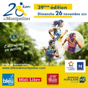 20 km de Montpellier