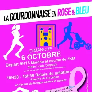 La Gourdonnaise Rose et Bleue