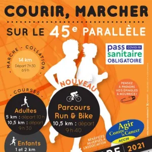 Courir sur le 45ème Parallèle