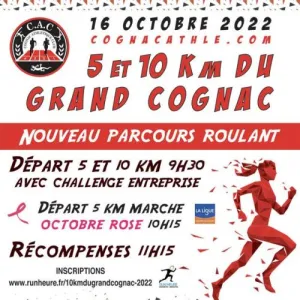5 et 10 km du Grand Cognac