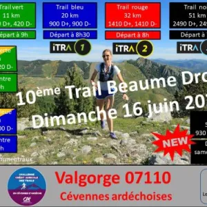 Trail Beaume Drobie