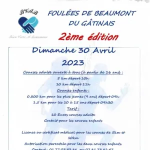Foulées de Beaumont du Gâtinais