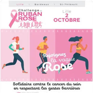 Challenge du Ruban Rose Lille