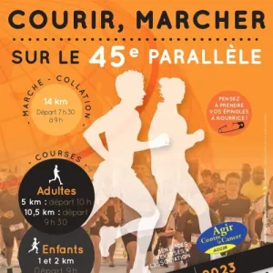 Courir sur le 45ème Parallèle