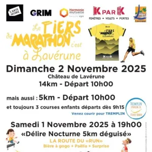 Le Tiers de Marathon c'est à Lavérune