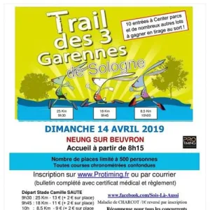 Trail des 3 Garennes de Sologne