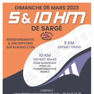 5 et 10 km de Sargé