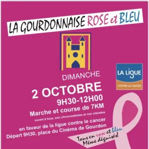 La Gourdonnaise Rose et Bleue