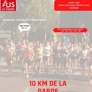 10 km de La Garde