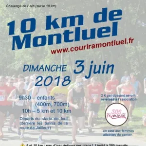 10 km de Montluel
