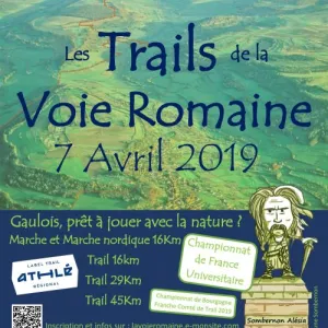 Trails de la Voie Romaine Sombernon Alésia