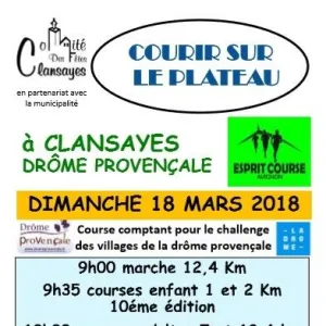 Courir sur le Plateau