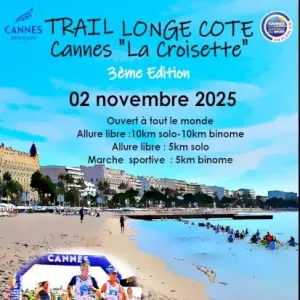 Trail longe Côte - La Croisette