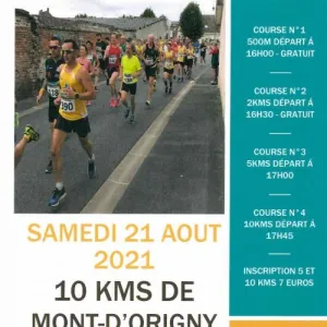 10 km de Mont d'Origny