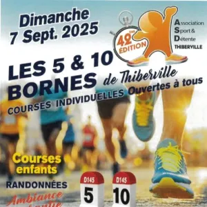 5 et 10 km de Thiberville