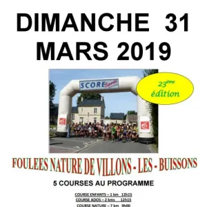 Foulées Nature de Villons les Buissons