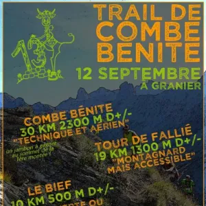 Trail de Combe Bénite