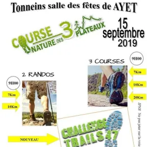 Course Nature des Trois Plateaux