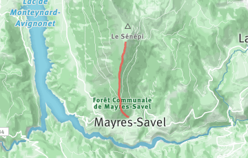 Trail des Passerelles du Monteynard - VERTICALE DU SENEPI