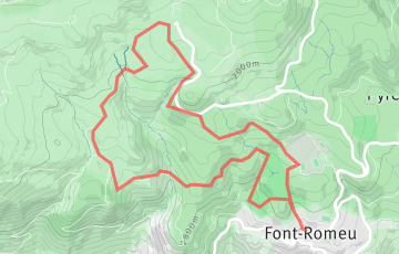 Trail sur Neige Romeu Fontaine - Découverte