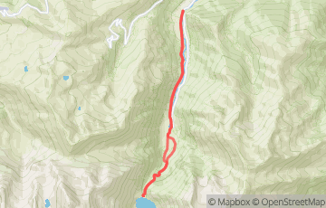 Trail du lac d'Oô - Le lac d'Oô