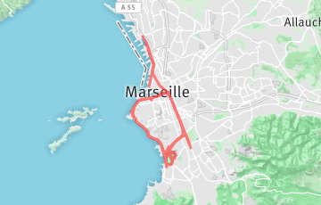 Run in Marseille - 42.2km