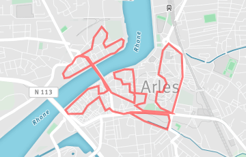 10 km d'Arles