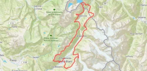 90km du Mont-Blanc