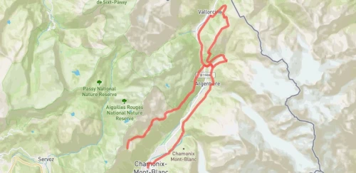 42km du Mont-Blanc