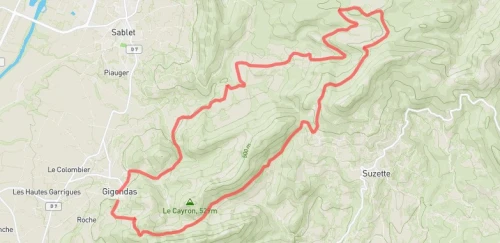 Traversée des Dentelles