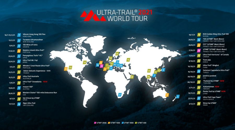 L'Ultra-Trail World Tour présente son circuit 2021