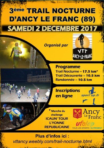 Trail Nocturne d'Ancy le Franc