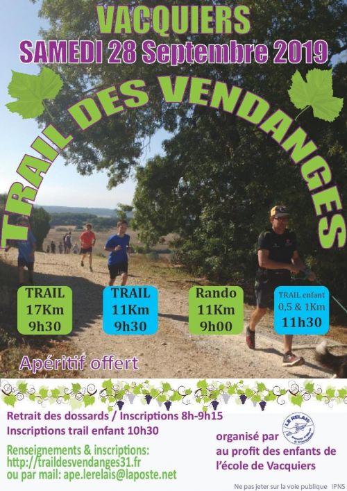 Trail des Vendanges de Vacquiers
