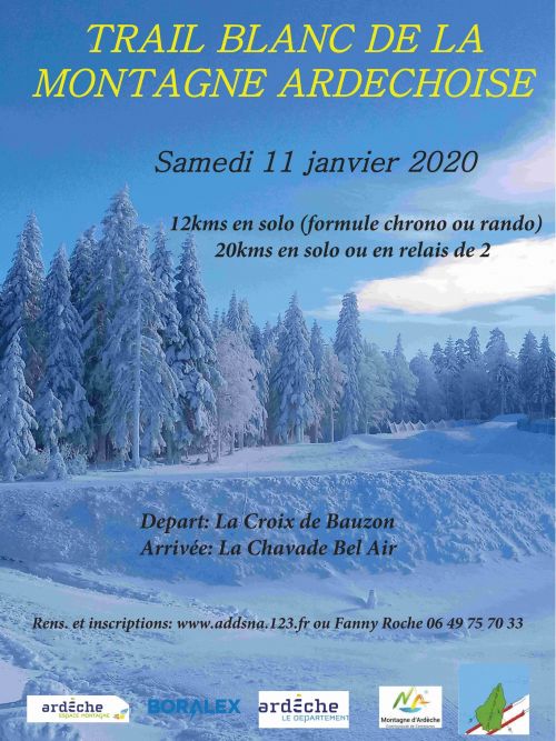 Trail Blanc de la Montagne Ardéchoise