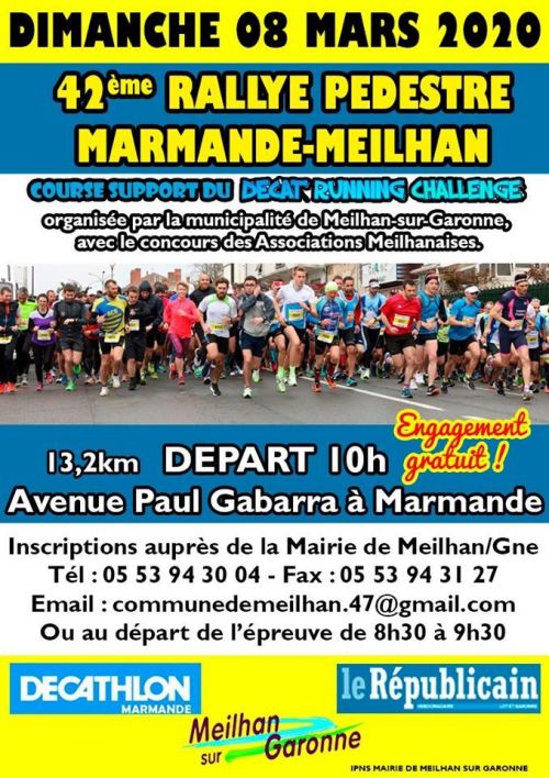 Rallye Pedestre Marmande Meilhan