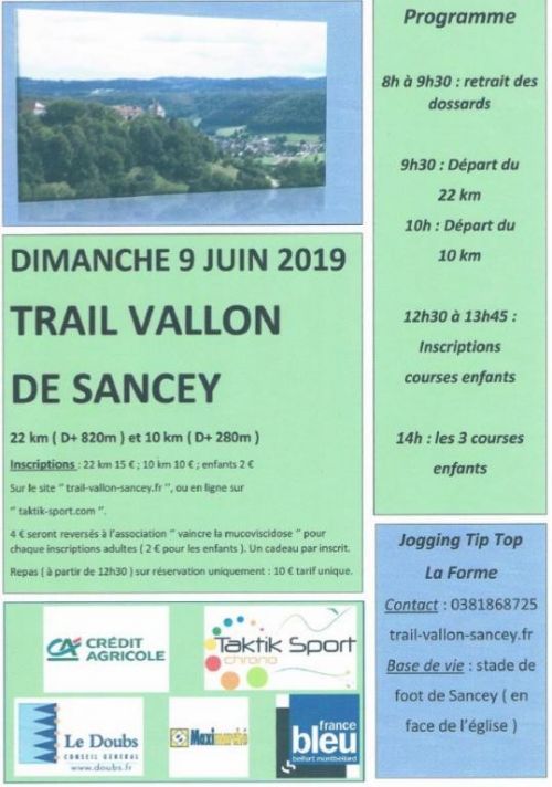 Trail Vallon de Sancey