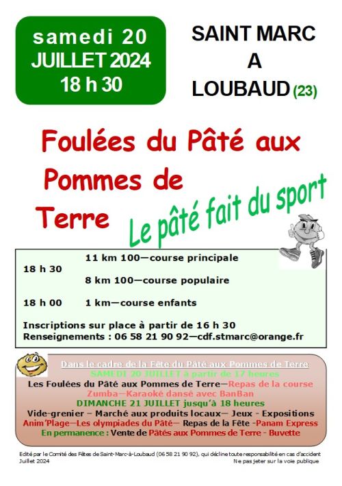 Foulées du Pâté aux Pommes de Terre