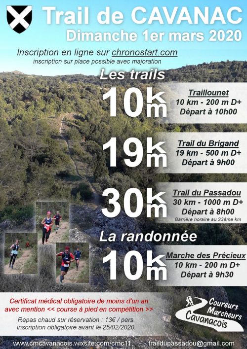Trail de Cavanac