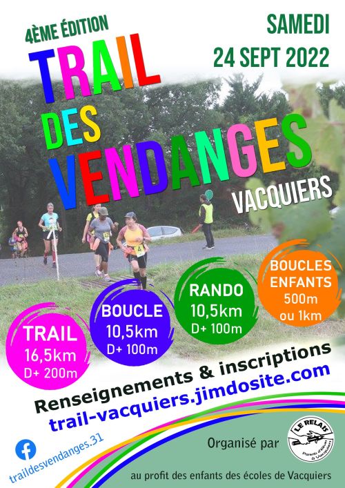 Trail des Vendanges de Vacquiers