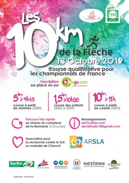 10 km de la Flèche
