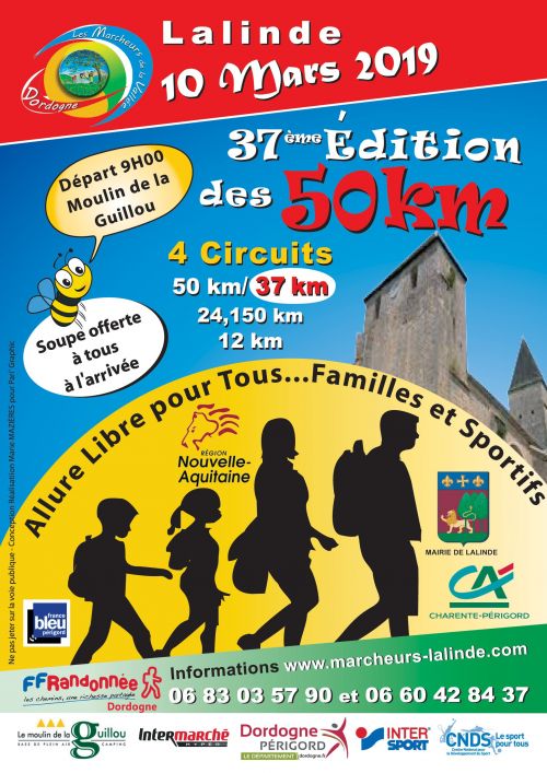 50 km de Lalinde