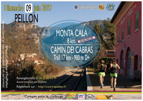 Trail et Monta-Cala de Peillon