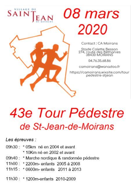 Tour Pédestre de Saint Jean de Moirans