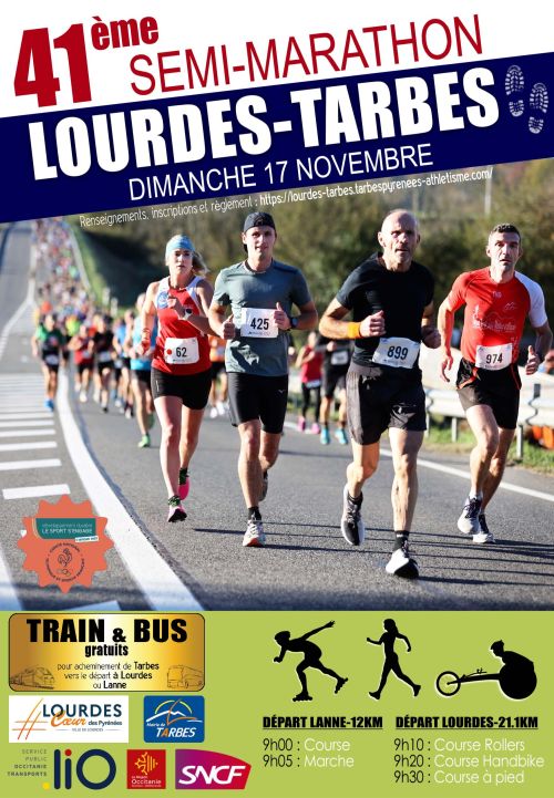 Semi-Marathon Lourdes - Tarbes