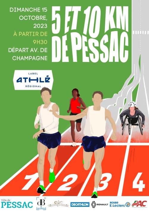 5 et 10km de Pessac